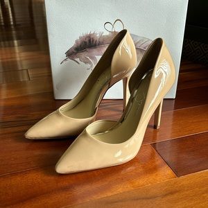 Brand New Jessica Simpson Paryn Sand Dune Patent Size 5 Pumps